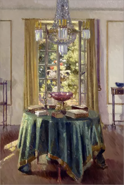 The Green Table Cloth, 1926 (oil on canvas)