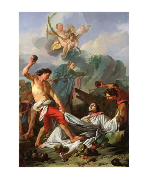 Martyrdom of St. Stephen, 1745 (oil on canvas)
