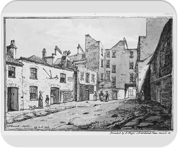 View of Cato Street, 1820 (litho)