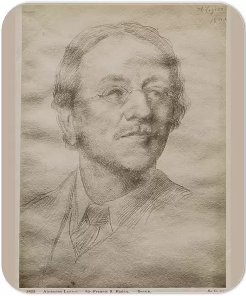 Sir Francis Seymour Haden Junior, 1895 (goldpoint on paper) (see also 414598)