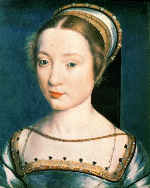 Portrait of Queen Claude (1499-1524) (oil on panel)