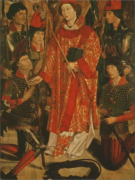 St. Vincent of Saragossa (d. 304), Protector of Lisbon, from the Altarpiece of St