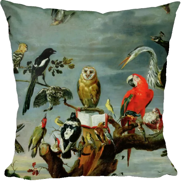 Concert of Birds (oil on canvas)
