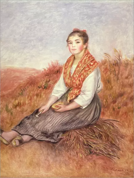 Woman with a bundle of firewood, c. 1882
