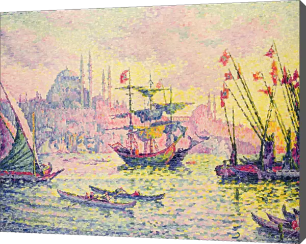 View of Constantinople, 1907 (oil on canvas)