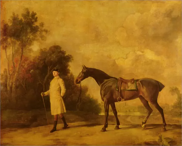 Assheton, first Viscount Curzon, and his mare Maria, 1771 (oil on canvas)