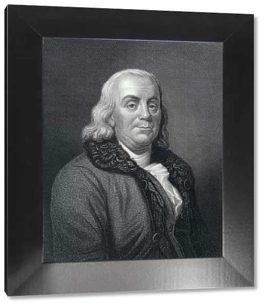 Benjamin Franklin, 19th Century (engraving)