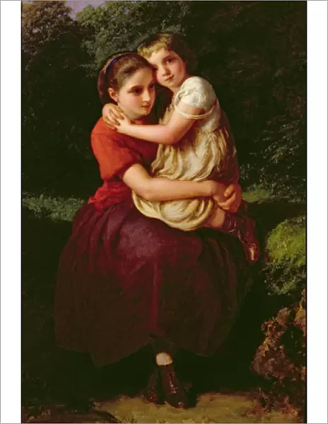 Sisters, 1868 (oil on panel)