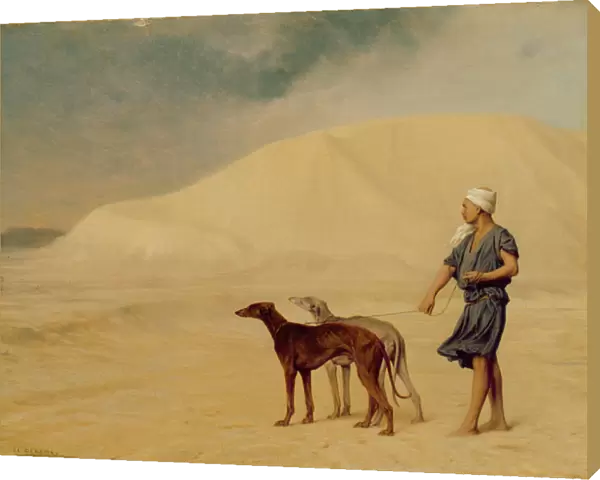 In the Desert (oil on panel)