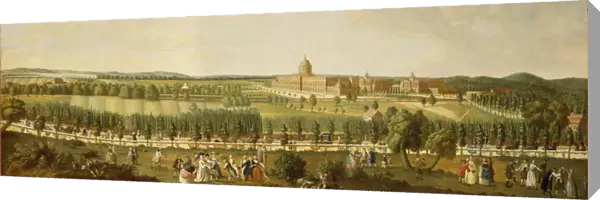 View of the New Palace (oil on canvas)