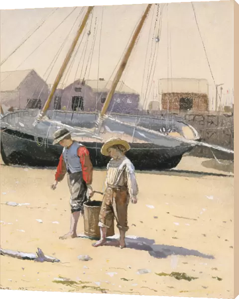 A Basket of Clams, 1873 (w  /  c on wove paper)