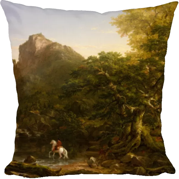 The Mountain Ford, 1846 (oil on canvas)