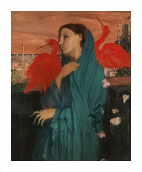 Young Woman with Ibis, 1860-62 (oil on canvas)