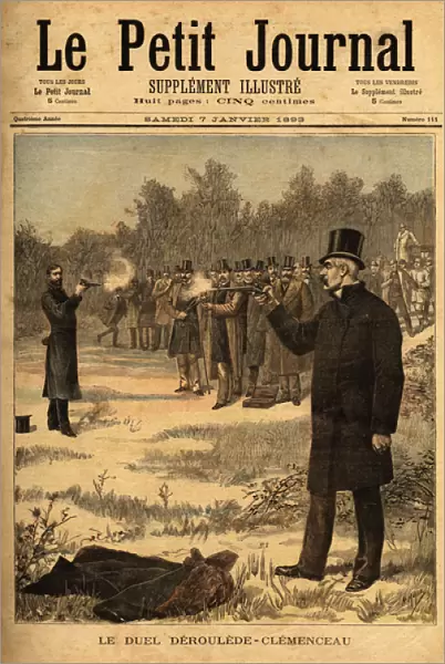 The duel with the pistol (banned in France since 1626) between deputees Paul Deroulede