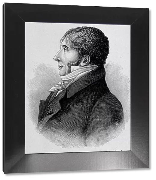 Portrait of Jean Francois Lesueur (1762 - 1837), French composer