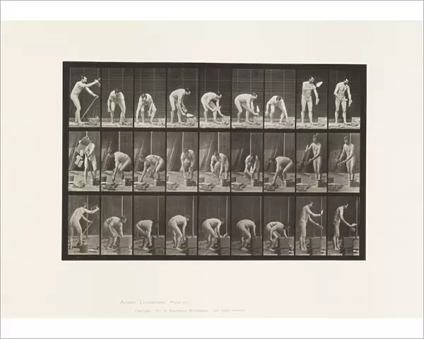 Plate 505. Bricklaying, 1872-85 (collotype on paper)