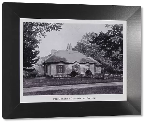 FitzGeralds Cottage at Boulge (b  /  w photo)