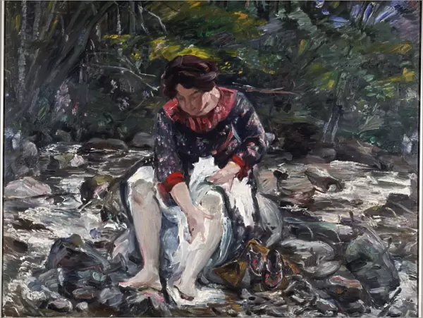 Girl in the Brook, 1913 (oil on canvas)