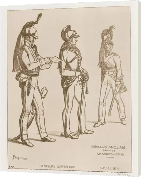 English Dragoons, 1814-15 (engraving)