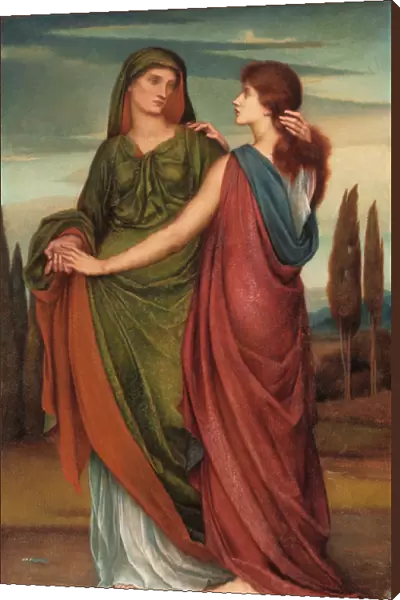 Naomi and Ruth, 1887 (oil on canvas)