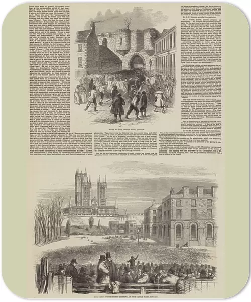 Protectionist Meeting at Lincoln (engraving)