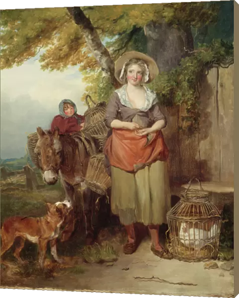The Return from Market, 1786 (oil on canvas)