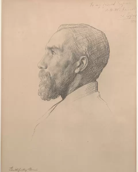 Portrait of Professor Alexander Kennedy, 1884 (lithograph)