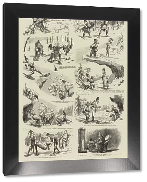 The Thrilling Adventures of Tomkins and Brigs (engraving)