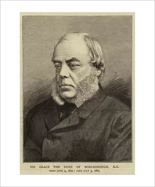 His Grace the Duke of Marlborough, KG (engraving)