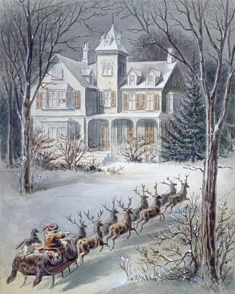 Illustration from Twas the Night Before Christmas