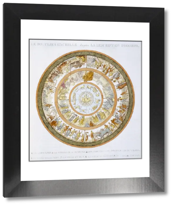 Framed Print : The Shield of Achilles, after Homer's Iliad Print (1815) Framed Print : The Shield of Achilles, after Homer's Iliad Print (1815)