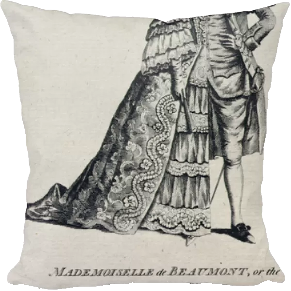 Mademoiselle de Beaumont or the Chevalier d Eon, c. 1762-63 (engraving)