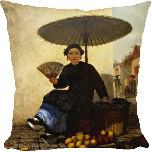 Fruit Seller, 1862 (oil on canvas)