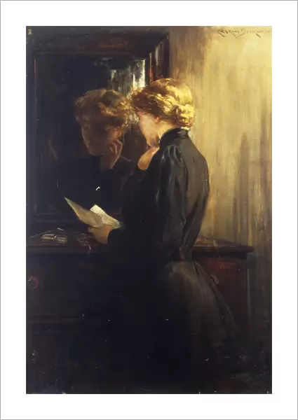 The Letter, 1910 (oil on canvas)