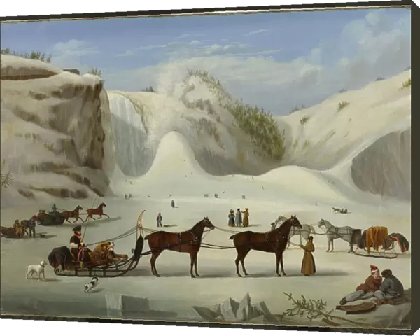 The Ice Cone, Montmorency Falls, Quebec, c. 1845 (oil on canvas)