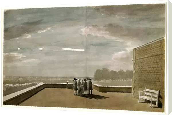 The Meteor of August 18, 1783, as seen from the East Angle of the North Terrace