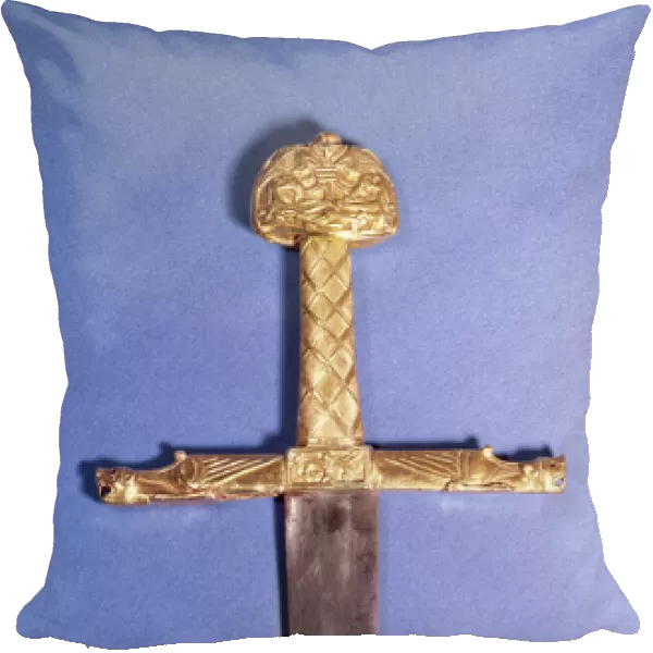 Coronation sword of the Kings of France, belonging to Charlemagne (742-814) known as
