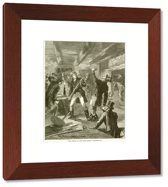 The arrest of the Cato Street Conspirators (engraving)