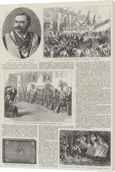 The Royal Visit to Wales (engraving)
