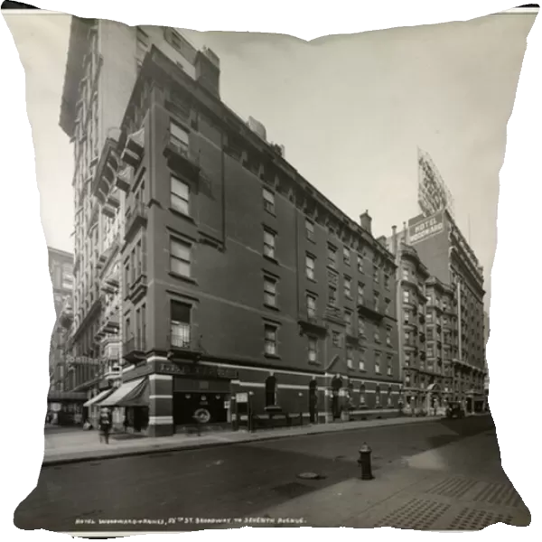 The Hotel Woodward, Broadway and 55th Street, New York, 1920 (silver gelatin print)