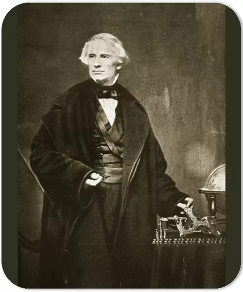Samuel Finley Breese Morse at the Academy of Design in New York, 1841 (b  /  w photo)