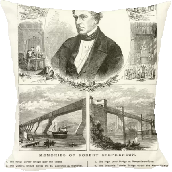 Memories of Robert Stephenson (engraving)