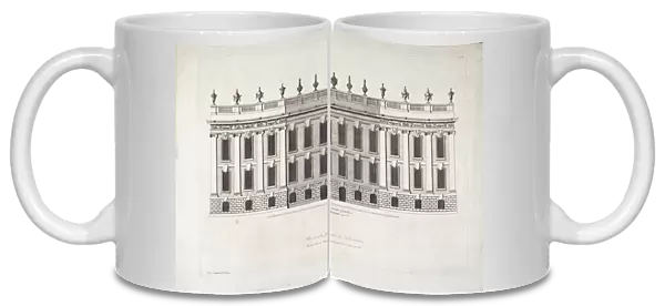 The South Front of Chatsworth, illustration from