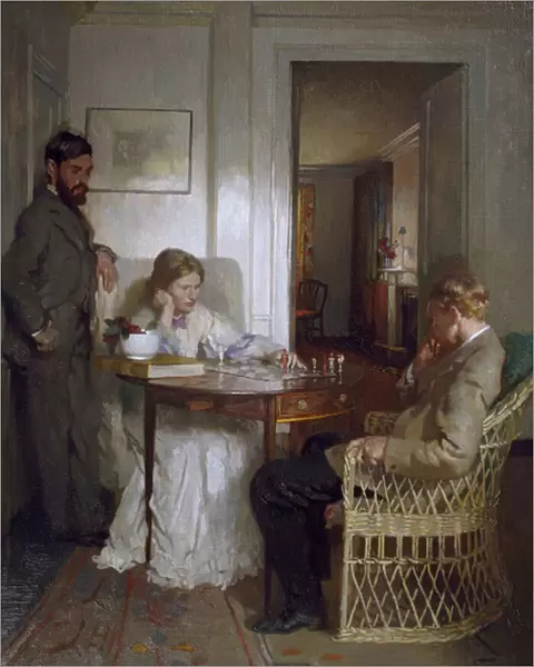 The Chess Players, pre 1902 (oil on canvas)