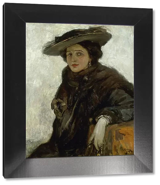 The Spanish Hat or Mrs. Gerard Chowne, (oil on canvas)