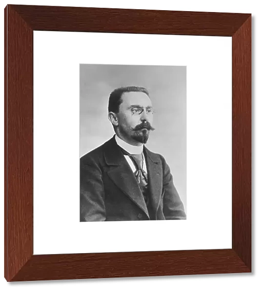 Portrait of Raoul Allier (b  /  w photo)