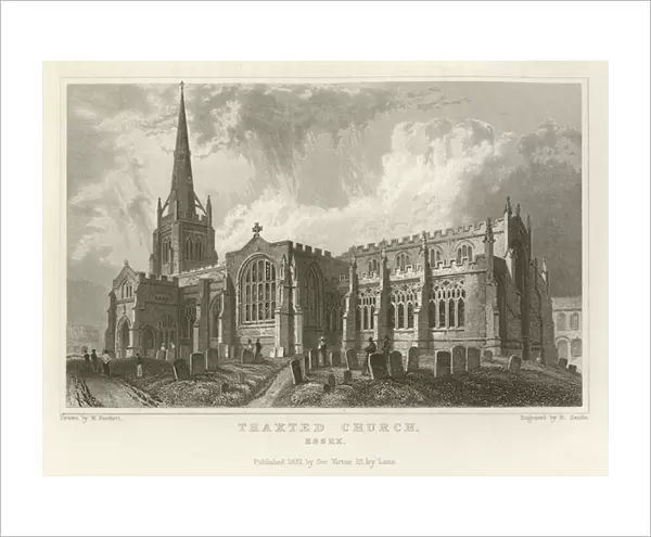 Thaxted Church, Essex (engraving)