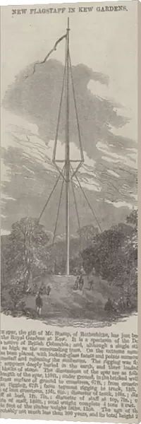 New Flagstaff in Kew Gardens (engraving)