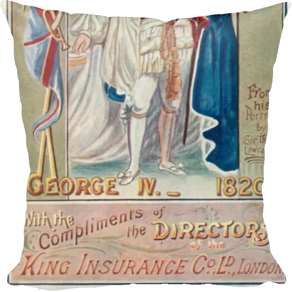 King George IV (colour litho)
