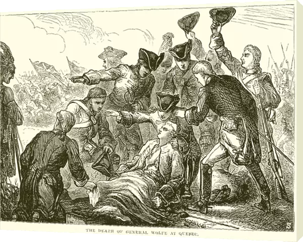 The Death of General Wolfe at Quebec (engraving)